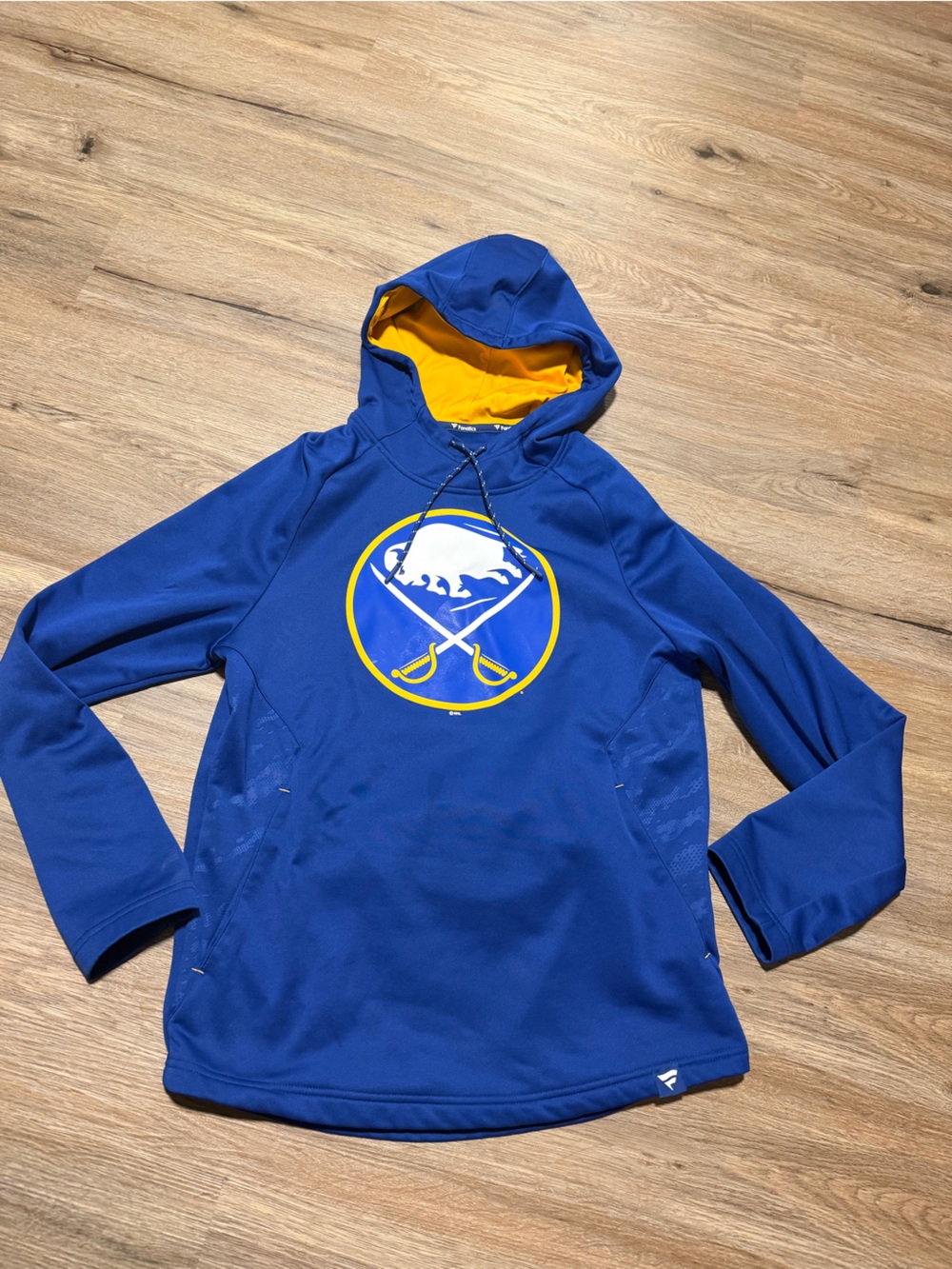 Fanatics Royal Blue and Gold Buffalo Sabres Pullover Hoodie
